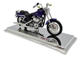 Miniatura Moto Harley Davidson Fxdl Dyna Low Rider 2000 1:18