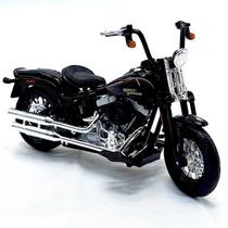 Miniatura Moto Harley Davidson S38 2008 FLSTSB Cross Bones - 1:18