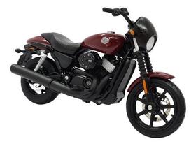Miniatura Moto Harley Davidson Street 750 2015 Metal 1:18