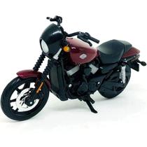 Miniatura Moto Harley Davidson Street 750 S36 2015 1/18 Vermelho Maisto 31360