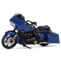Miniatura Moto Hd Cvo Road Glide 2022 1/18 Azul Maisto 31360