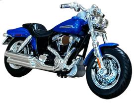 Miniatura moto HD MAISTO na escala 1/18