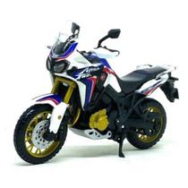 Miniatura Moto Honda Africa Twin Dct 1/18 Branco Maisto 35300