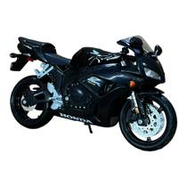 Miniatura Moto Honda CBR 1000 Preto Maisto 1:12 Miniatura Moto Honda CBR 1000 Preto Maisto 1:12