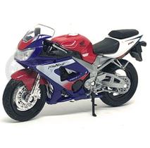 Miniatura Moto Honda CBR900RR Fireblade Tricolor Welly 1/18