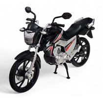 Miniatura Moto Honda CG Titan 1/18 Motocicleta Com Base