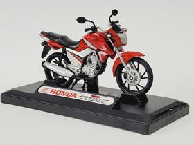 Miniatura moto honda cg titan 150 160 1/18 california toy