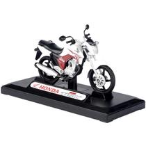 Miniatura Moto Honda CG Titan 150 2014 Branca California TOYS Miniatura Moto Honda CG Titan 150 2014 Branca California TOYS