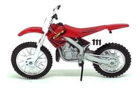 Miniatura Moto Honda Cr250r Vermelha Maisto 1/18