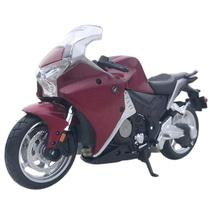 Miniatura Moto Honda Vfr 1200F 1/18 Vermelho Maisto 35300 Miniatura Moto Honda Vfr 1200F 1/18 Vermelho Maisto 35300
