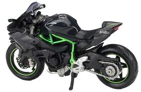 Miniatura Moto Kawasaki Ninja H2r Preta Maisto 1/18 Miniatura Moto Kawasaki Ninja H2r Preta Maisto 1/18