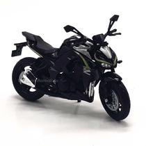 Miniatura Moto Kawasaki Preta - 1:18