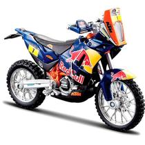 Miniatura Moto Ktm 450 Dakar Rally Red Bull 1/18 Bburago 51071