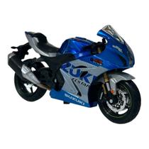 Miniatura Moto Suzuki GSX R1000 Srad Azul Burago 1:18