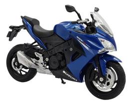 Miniatura Moto Suzuki Gsx S1000 F Azul Welly 1:18