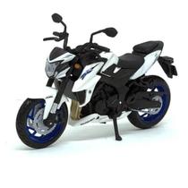 Miniatura Moto Suzuki Gsx750 Abs 1/18 Branca 2 Wheelers Maisto 35300 Miniatura Moto Suzuki Gsx750 Abs 1/18 Branca 2 Wheelers Maisto 35300