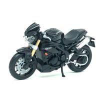 Miniatura Moto Triumph Speed Triple 1/18 Preto Bburago 51047