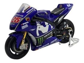 Miniatura Moto Yamaha 25 Maverick Vinales Metal 1:18 Miniatura Moto Yamaha 25 Maverick Vinales Metal 1:18
