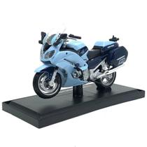 Miniatura Moto Yamaha Fjr1300A Us State Trooper 1/18 Azul Maisto 32306