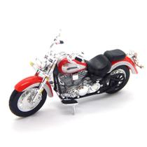 Miniatura Moto Yamaha Road Star 1/18 Vermelho Maisto 35300