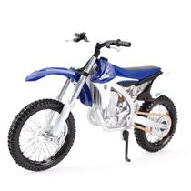 Miniatura moto yamaha yz450f maisto trilha motocross 1/12