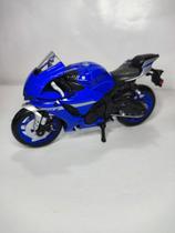 Miniatura Moto Yamaha Yzf-r1 (2021) - Azul - 1:18 - Maisto