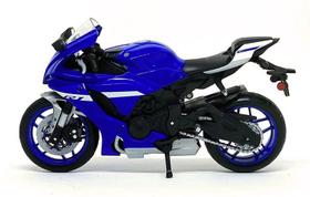 Miniatura Moto Yamaha YZF-R1 2021Azul Maisto 1/12