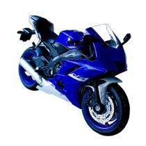 Miniatura Moto Yamaha YZF-R6 - Azul