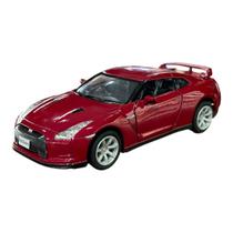 Miniatura Nissan GTR R35 Bordô Kinsmart 1:36 Miniatura Nissan GTR R35 Bordô Kinsmart 1:36