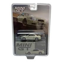 Miniatura Nissan Skyline GT-R R34 V-Spec II Nür - Millenium Jade - Mijo Exclusives - Mini GT - 1/64