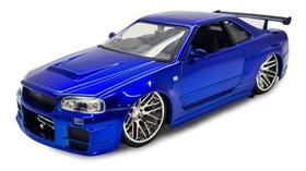 Miniatura Nissan Skyline Gtr R34 Velozes E Furioso Jada 1:24 Miniatura Nissan Skyline Gtr R34 Velozes E Furioso Jada 1:24