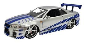 Miniatura Nissan Skyline Gtrr34 Velozes E Furiosos Jada 1:24