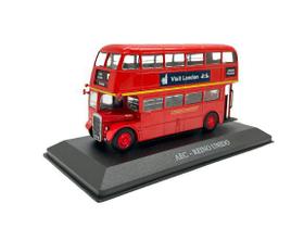 Miniatura Ônibus AEC Reino Unido Londres Turismo 1:72