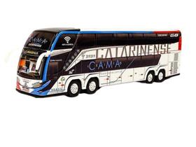 Miniatura Ônibus Catarinense G8 Dd 4 Eixos 30 Centímetros.