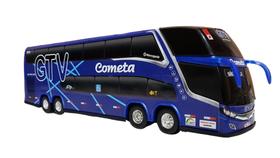 Miniatura Ônibus De Brinquedo Cometa Gtv 1800Dd