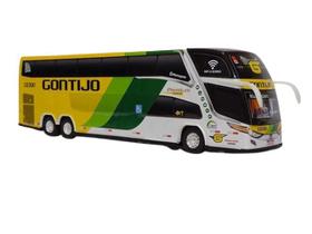 Miniatura Ônibus G7 Gontijo Premium 3 Eixos 30 Centímetros - 1800 G7 G8 Dd Rodoviário