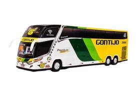 Miniatura Ônibus Gontijo Ld Premium G7 3 Eixos 30Centímetros - 1800 G7 G8 Dd Rodoviário
