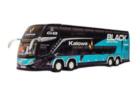 Miniatura Ônibus Kaiowa Black Leito Total G8 Dd 4 Eixos . - 1800 G7 G8 Dd Rodoviário