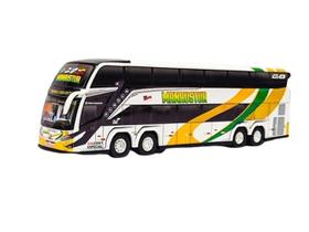 Miniatura Ônibus Manaustur G8 Dd 4 Eixos 30 Centímetros.