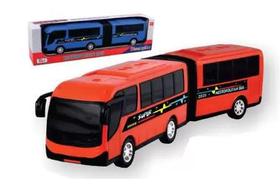 Miniatura ônibus plástico diverplas coleção cores
