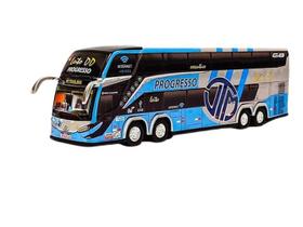 Miniatura Ônibus Progresso G8 Dd 4 Eixos 30 Centímetros - 1800 G7 G8 Dd Rodoviário