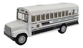 Miniatura Ônibus Sheriff Policia Metal 1:48 Miniatura Ônibus Sheriff Policia Metal 1:48