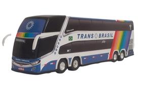 Miniatura Ônibus Trans Brasil 2 Andares 30Cm