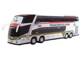 Miniatura Ônibus Transbrasiliana 2 andares - Marcopolo G7 DD - G8 - mini - Miniatura - Min