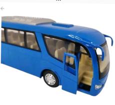 Miniatura Onibus Viagem Coach Ferro Fricção Coleção 18cm