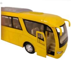 Miniatura Onibus Viagem Coach Ferro Fricção Coleção 18cm