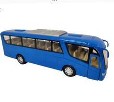Miniatura Onibus Viagem Coach Ferro Fricção Coleção 18cm Miniatura Onibus Viagem Coach Ferro Fricção Coleção 18cm