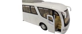 Miniatura Onibus Viagem Coach Ferro Fricção Coleção 18cm