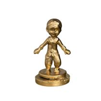 Miniatura Orixas e Guias Resina 3D Dourada 5 cm Modelo:Ere Menino
