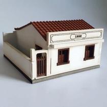 Miniatura Para Maquete Casa Germinada Grande Mod 0.1 1/87 Ho Studio Dio 87171